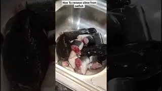 How to remove slime from catfish before cooking