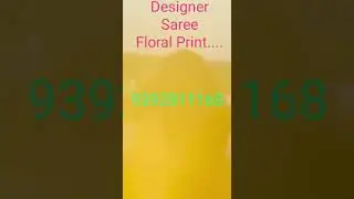 #Trending #DesignerSaree.  Designer Saree with Floral Print with Full Allover Design || SSM