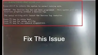 EXPOSED Dell's Hidden Fix for Manufacturing Mode TMP Error