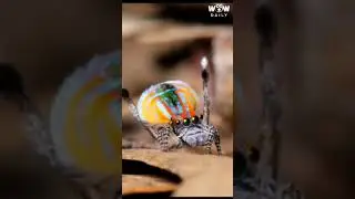 Peacock Spider 🦚🕷️😲|| Wow Daily #shorts