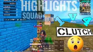 BGMI 1v4 Clutch Kaise Kiya? | Erangel Highlights