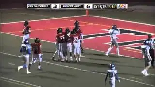 Paradise Valley #10 Daniel Bridge-Gadd perfect pass to #1 Jacob Brown for a 73 yard TD