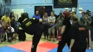 Revolution tournaments - Doncaster - Light continous - Leeds martial arts college - Kick boxing