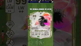 99 Ronaldinho Review in EA FC 25, he's unstoppable 🤩 #shorts #shorts #fc25 #eafc25 #ronaldinho #r10
