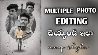 picsart multiple photo editing | picsart photo editing Telugu | MAHI EDITING WORLD |