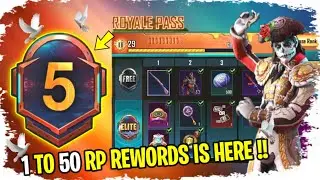 😯 MONTH 5 ROYAL PASS BGMI // 1 TO 50 RP // M5 ROYAL PASS PUBG MOBILE ( M5 ROYAL PASS )