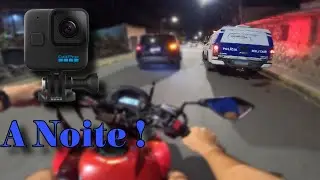 Testando a Gopro Hero 11 Black Mini, a noite! (Motovlog)
