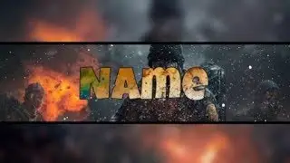 How to make a clean gaming banner for YouTube