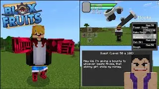 Bloxfruit Addon/Mods For Minecraft PE! | One Piece WG 2.0 (1.19+)