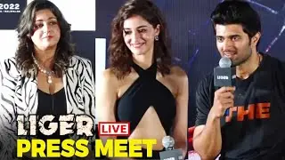 🔴LIVE: LIGER Press Meet | VIJAY DEVARKONDA, Ananya Panday, Puri Jagannadh