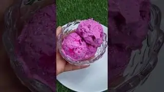 Fresh homemade Dragon fruit icecream #youtubeshorts #shorts #viralvideo #icecream #dragonfruit #food