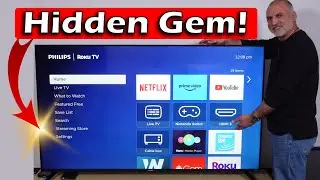 Лучший бюджетный большой телевизор Philips Roku TV