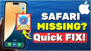 How To Get Back Missing Safari Browser On iPhone / iPad