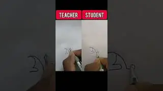 Teacher vs Student drawing challenge #shorts