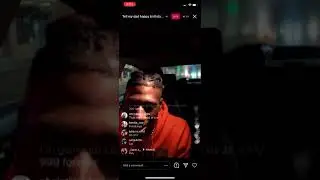 6vib3z freestyles on Instagram live