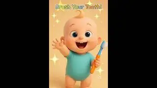 Brush Your Teeth Song #kidslearning #nurseryrhymes #kidsshorts