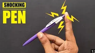 how to make a shocking pen, prank gun making, electric current pen