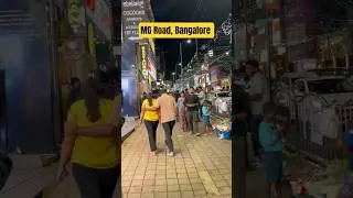 MG Road Night Life  #travel #minivlog #bangalore #nightlife
