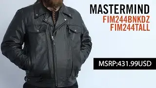 First Mfg Co - Mastermind Leather Motorcycle Jacket