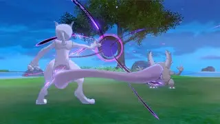 Pok&eacute;mon Sword - Mewtwo Using Shadow Ball - Nintendo Switch HD