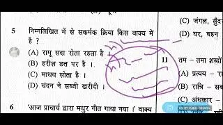 हिंदी व्याकरण Old Solve Questions Paper PYQ RPSC RSSMB LDC CET 
