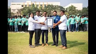 Bisleri International Creates GUINNESS WORLD RECORD for the Largest Human Recycling Logo in Chennai