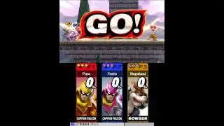Pure vs. Cpman vs. Negoksai - SSB3DS