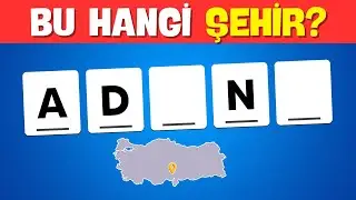 Şehirlerle Kelime Bulmaca🔥 5 Saniyede Tüm Şehirleri Bul!