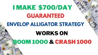 Powerful Envelop Alligator Strategy for Boom and Crash | Latest Strategy for Boom 1000 and Crash1000