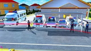 All Ambulance Cars Collection 🚑 at Girl Home 🏡 Sakura School Simulator 