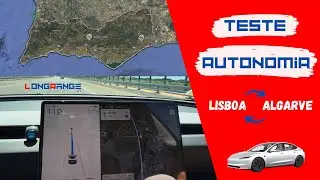 De LISBOA ao ALGARVE com APENAS UMA CARGA: TESTE AUTONOMIA TESLA Model 3 RWD 2024