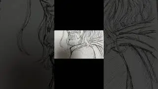 Silvers Rayleigh -pen drawing（one take）寝る前の初描き一発描きドローイング#onepiece #penandinkdrawing #ボールペン#onetake