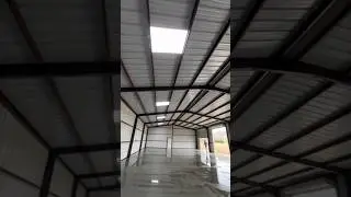 40&rsquo;x80&rsquo; shop Kunkel Custom Metal Buildings just completed #metalbuildings