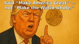 No Nobel Peace Prize for Trump - Parody Song - Music Lyric Video