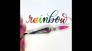Glass Pen Lettering
