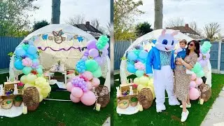MECK-ING MEMORIES Inside Lucy Mecklenburgh&rsquo;s incredible Easter party for son Roman with giant bunny,