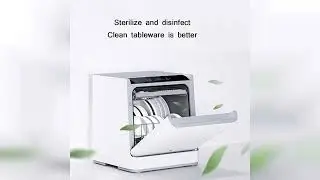 Review: Home Kitchen 22 Inch Countertop Dishwasher with 5 Washing Cycles with Stainless Steel ...