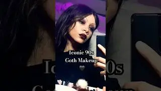 Get the #Grunge Glam 🖤 90s Goth Makeup Tutorial #90s #Goth  #vamp #makeuptutorial #makeup #trending