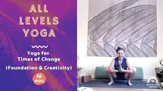 Yoga for Times of Change - Fall Flow for Creativity and Stability - 56 Min. | Practice with Courtney