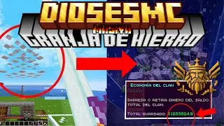 GRANJA DE HIERRO MASIVA EN DIOSESMC, MI CLAN SE HACE RICO🤑  #14 (Server de Vegetta y Willy)