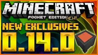 ★EXCLUSIVE MOBS & FEATURES! Minecraft Pocket Edition 0.14.0 - Cauldrons, Item Frames (MCPE 0.14.0)★