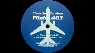 Christian Cambas ‎– Flight 403 (Original Mix)