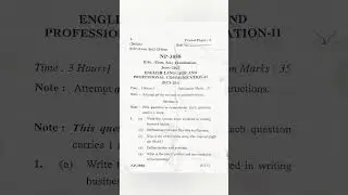 ELPC Question paper june 2023 Ccsu #bscquestionpaper #bsccs #ccsu #computerscience #bscexam