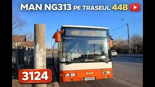 44B – Linia rară, MAN NG313 – legenda clară