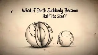 What If Earth Suddenly Became Half Its Size?