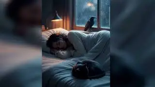 Neverland | Ambient Sleep Music with Harp, Pan Flute, Rain & Symphony