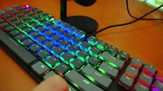 Keychron K1 cool lighting effects