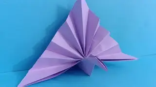How to make origami Fan Tail Crane 🦚