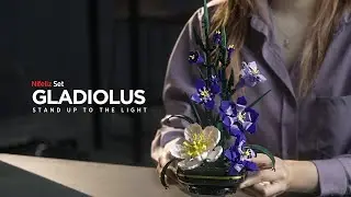From Bricks to Blooms | Nifeliz Gladiolus Flower Building Set