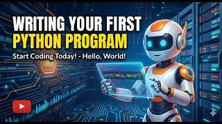 Learning AI and Robotics &ndash; Writing Your First Python Program. Class 9  Chapter 2  Topic 2